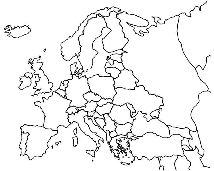 Das ist Europa-Karte