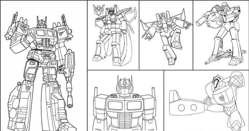 Die Posen der Transformers