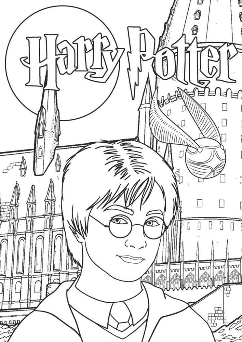 Ausmalbilder Harry Potter