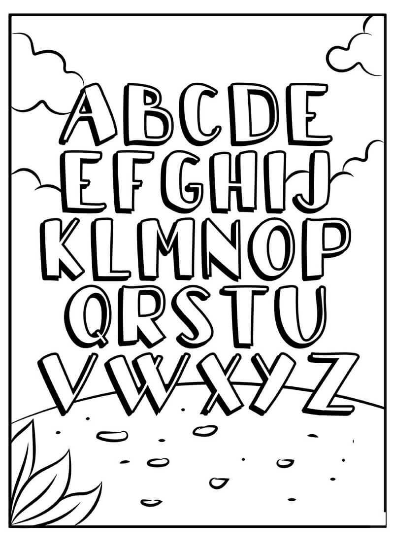 Druckbares Alphabet