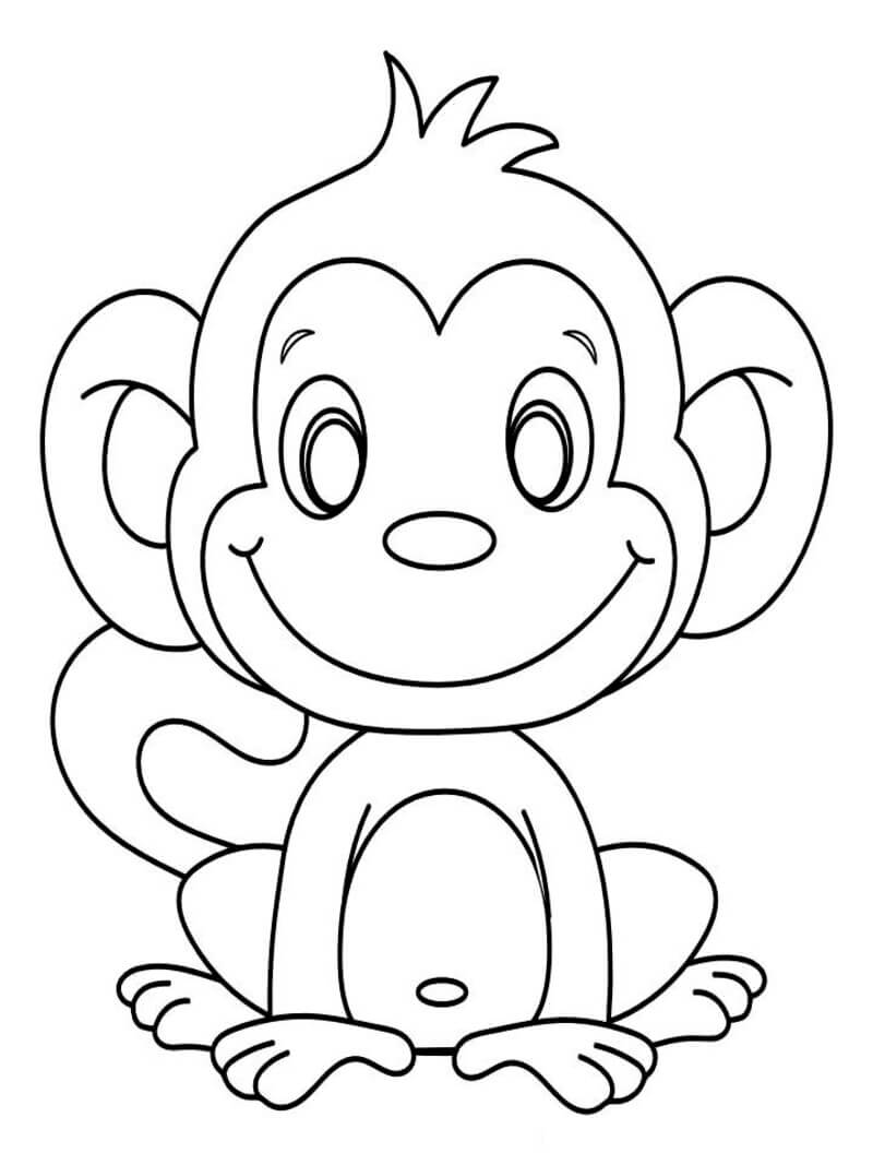 Einfacher Affe