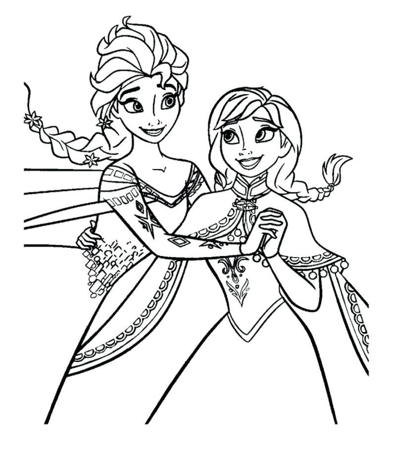 Elsa und Anna tanzen