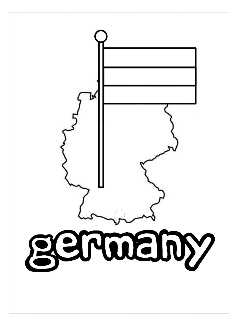 Erstaunliche Deutschland-Flagge