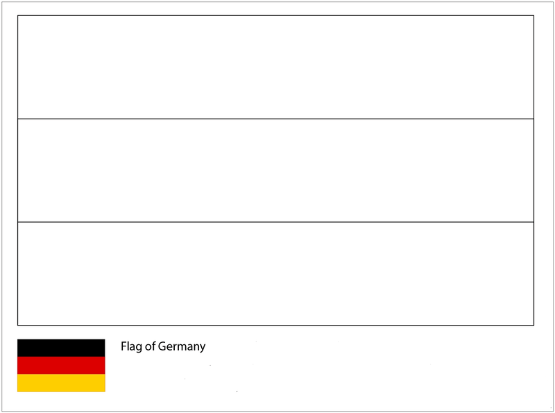 Gute Flagge von Deutschland