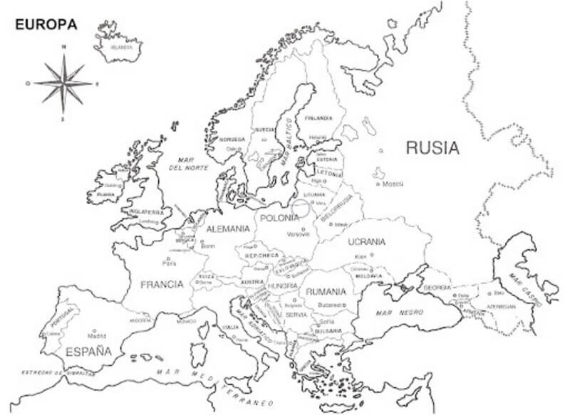 Gute Karte von Europa
