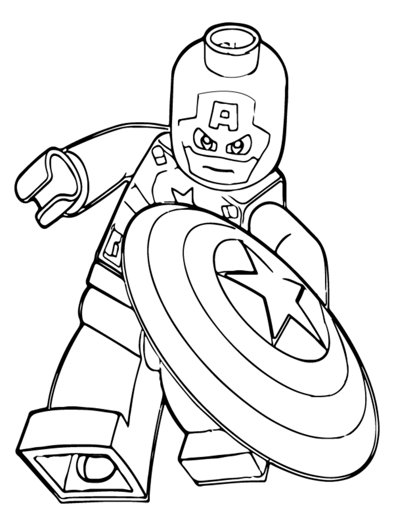 Leistungsstarker Captain Lego Avengers