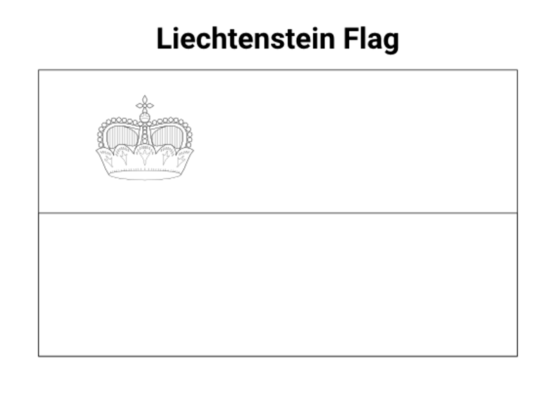 Liechtensteinische Flagge