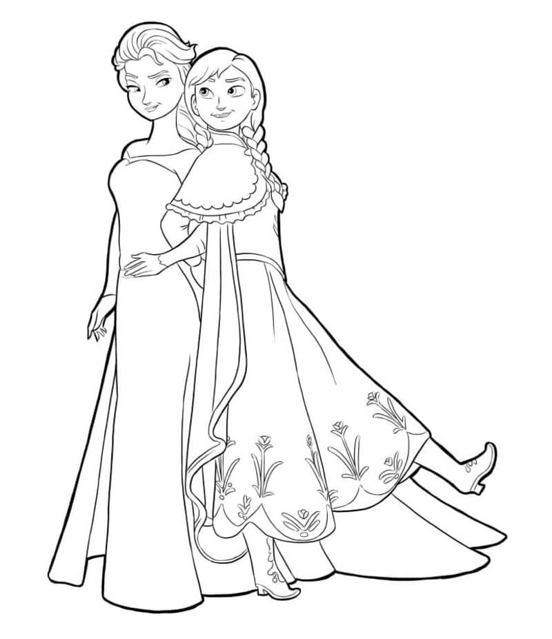 Lustige Anna und Elsa