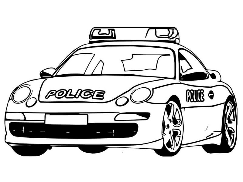 Porsche Polizeiauto