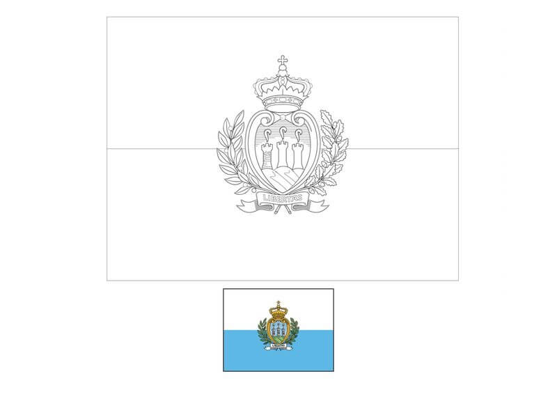 San-Marino-Flagge