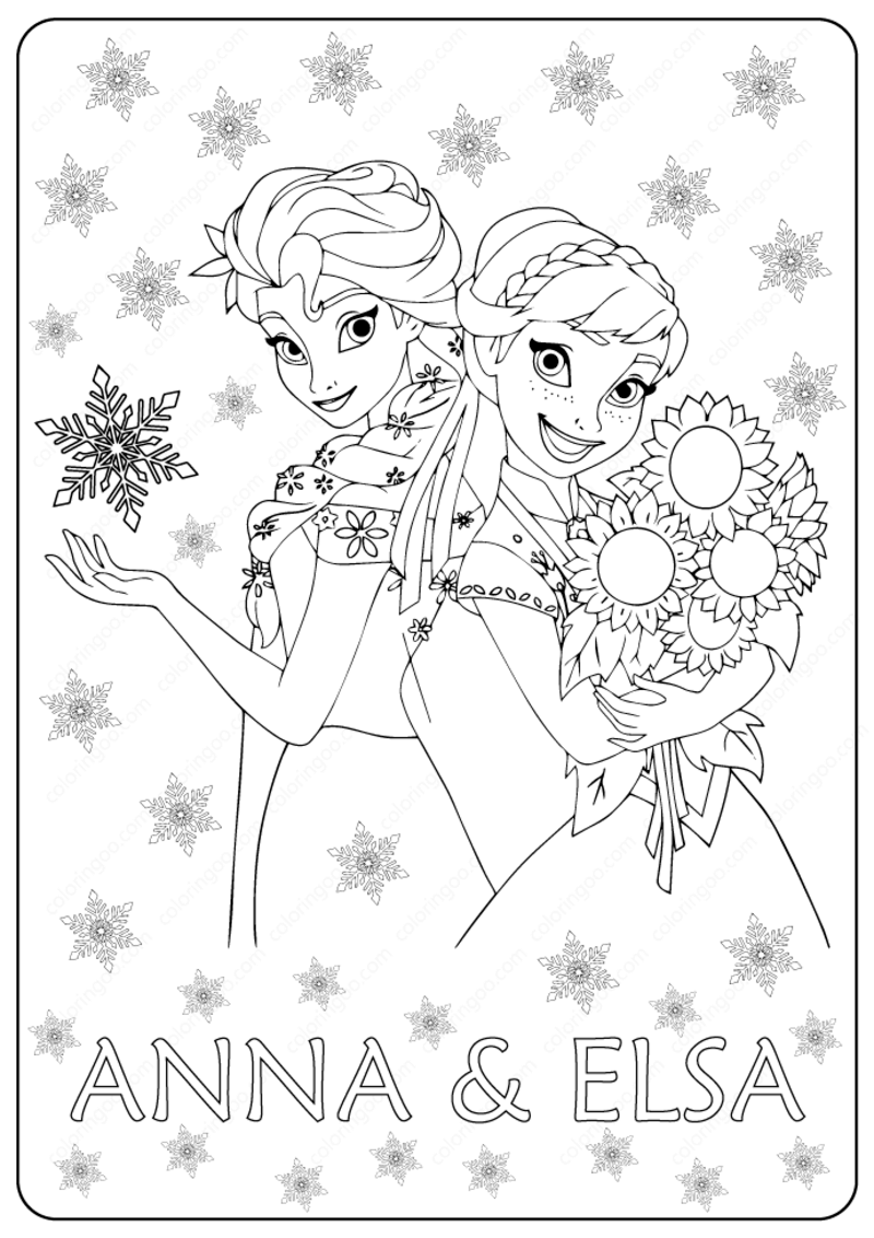 Schönheit Anna und Elsa