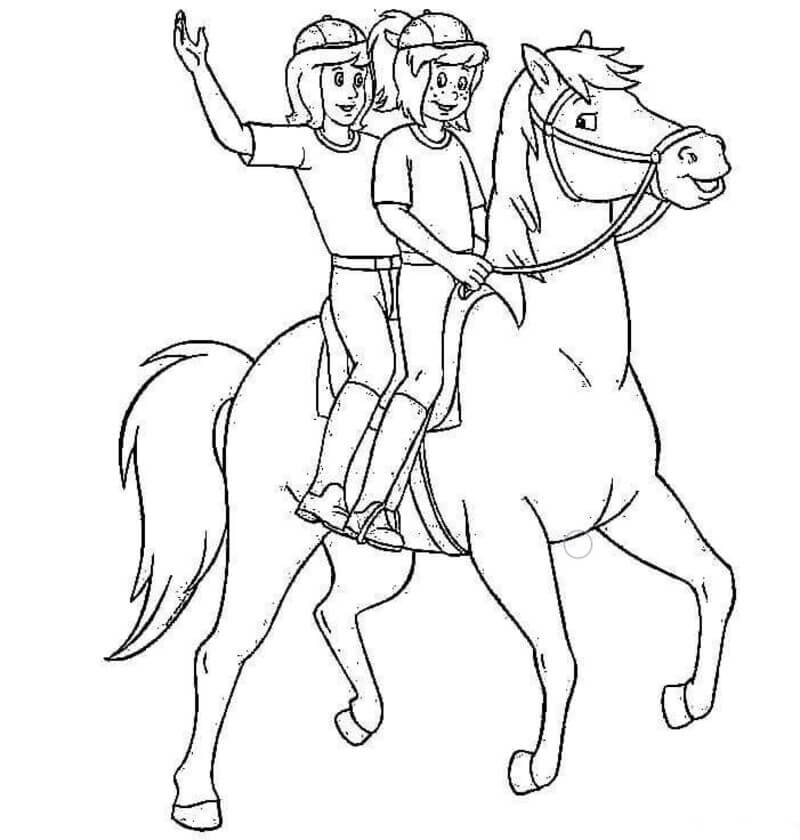 Bibi Tina mit Pferd