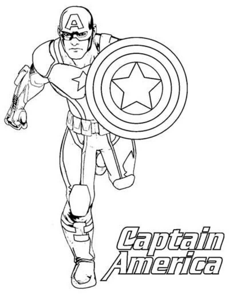 Captain America läuft