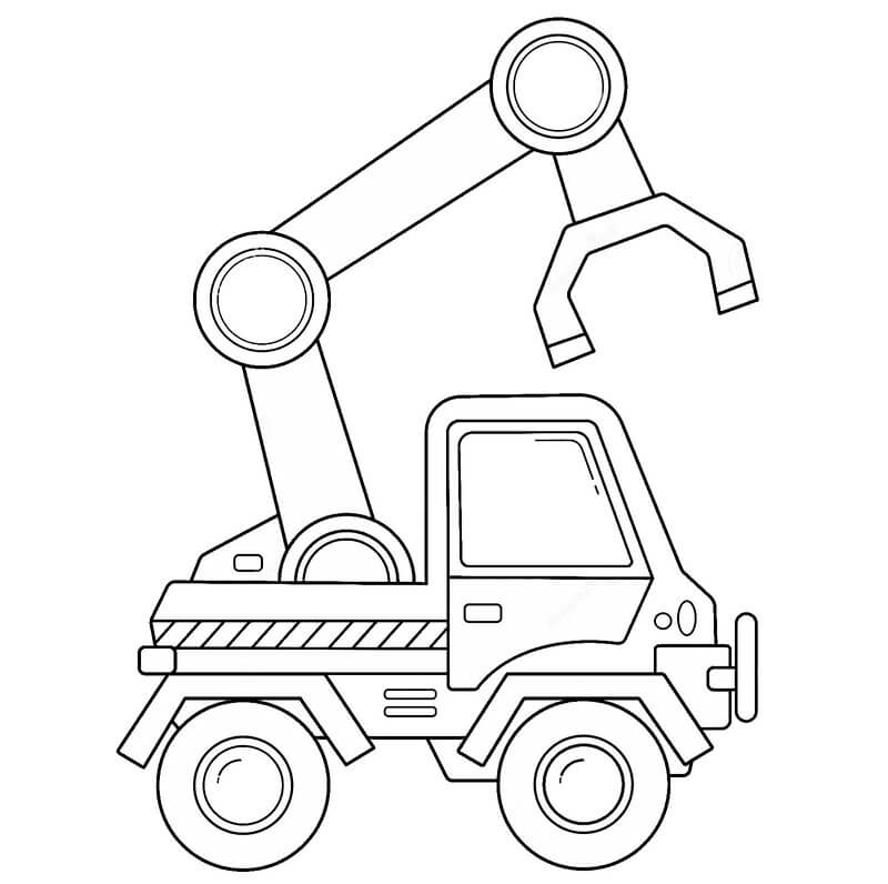 Cartoon-Hubwagen
