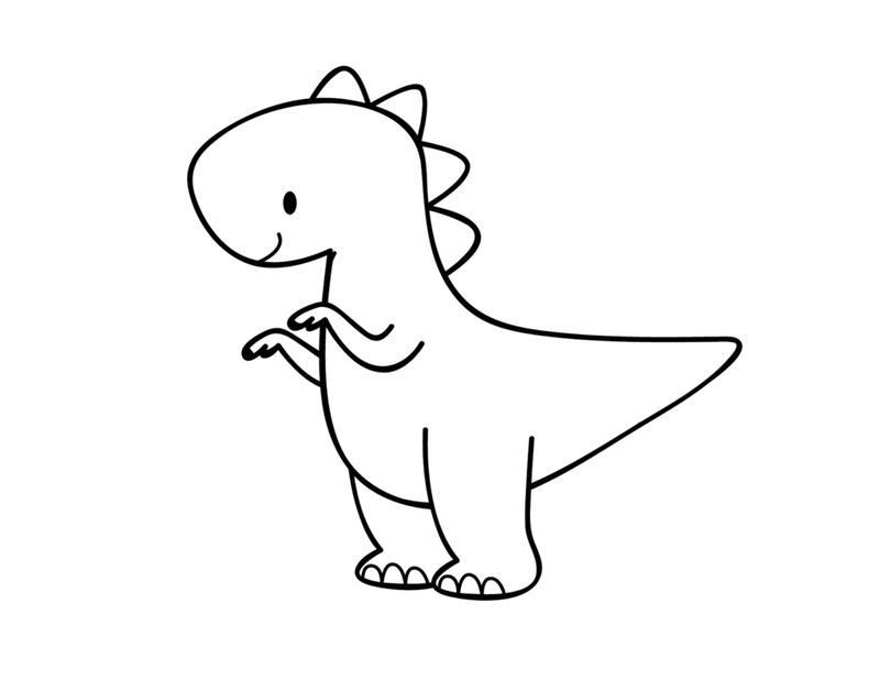 Einfacher Dinosaurier