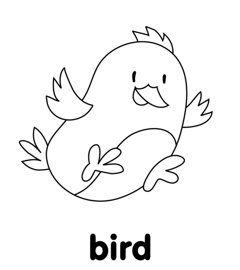 Einfacher Vogel