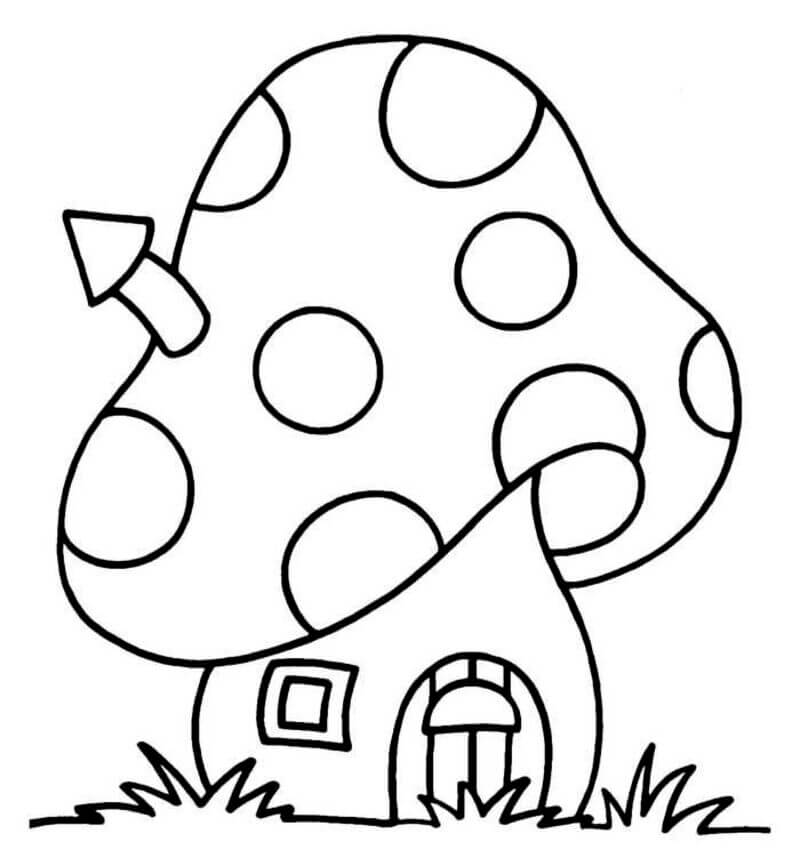 Einfaches Pilzhaus