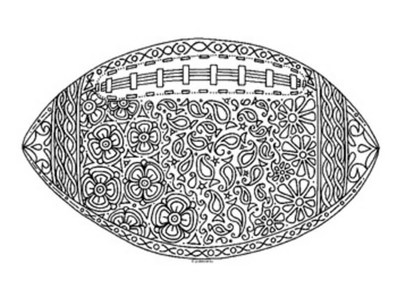 Fußball-Zentangle