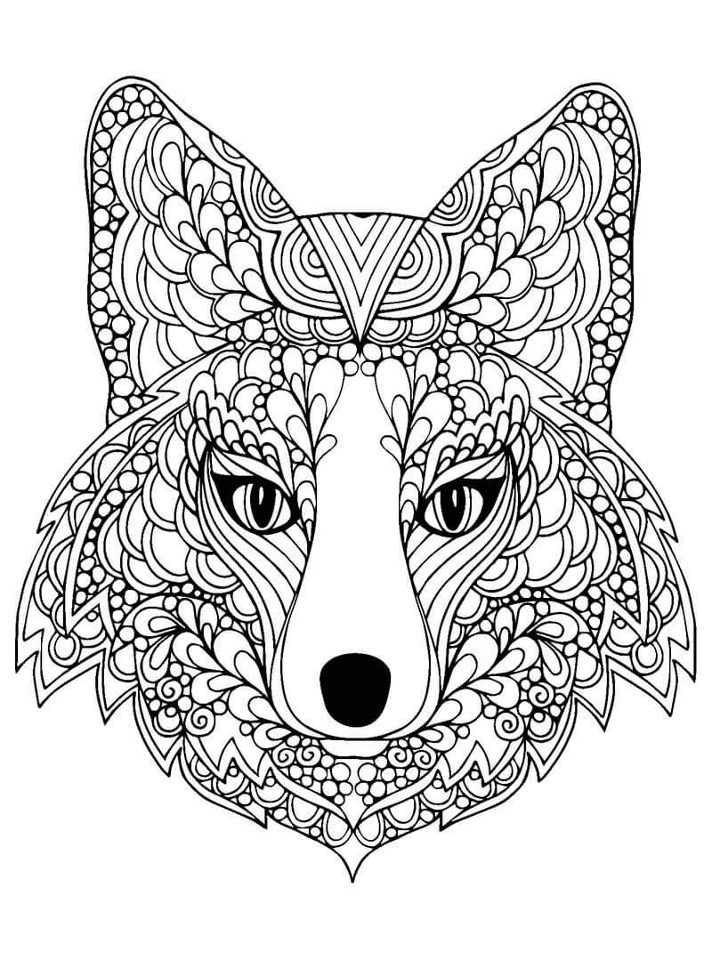 Gutes Fuchs-Mandala