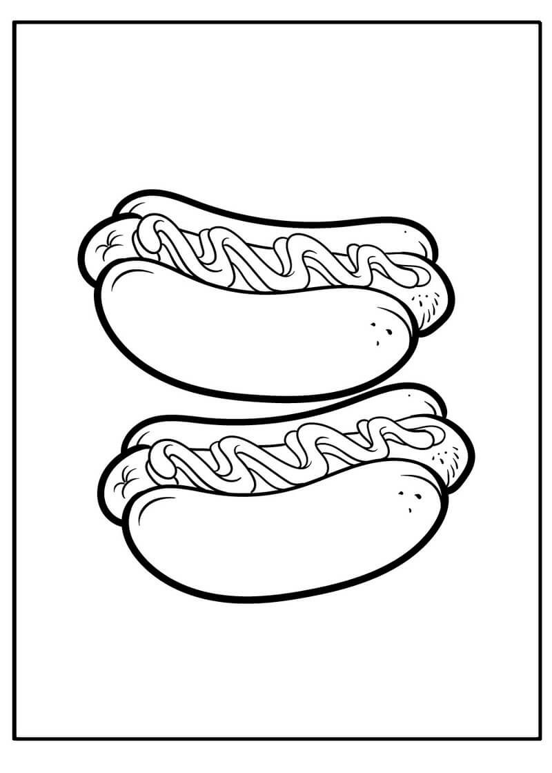 Zwei Hotdogs