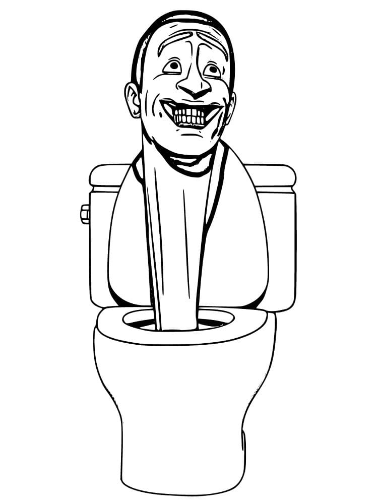 Skibidi Toilette zum Ausdrucken
