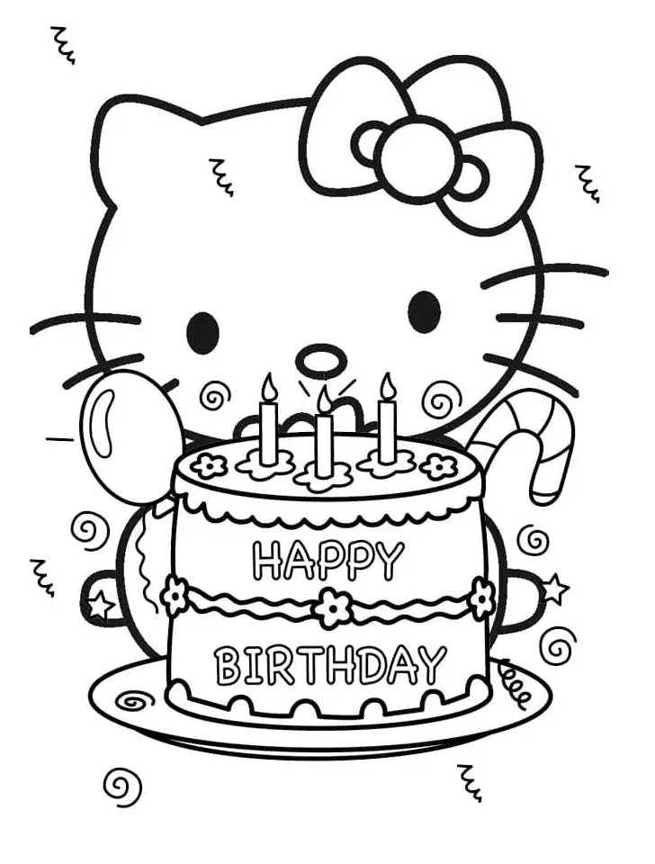 Alles Gute zum Geburtstag Hello Kitty