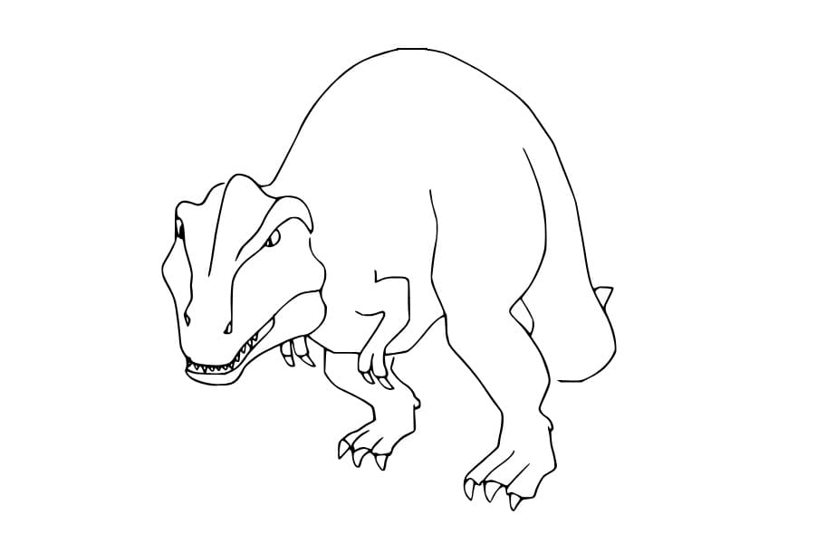 Cartoon T Rex kostenlos