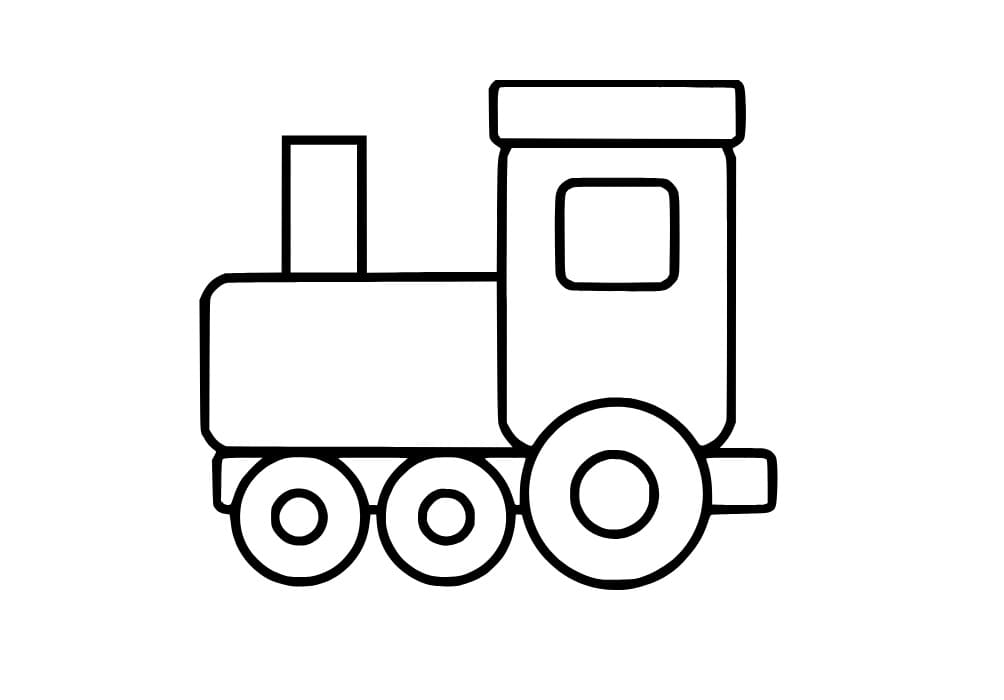 Einfacher alter Zug