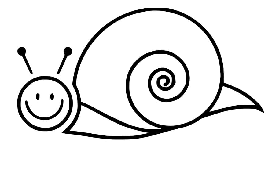 Geometrische einfache Schnecke