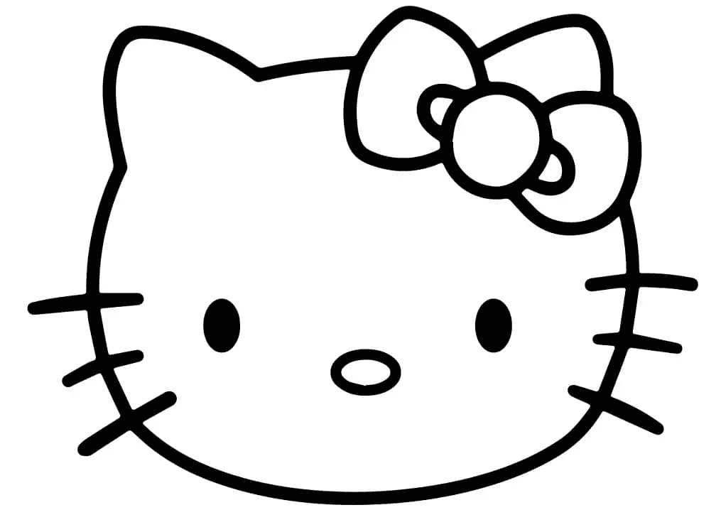 Hello Kitty Gesicht