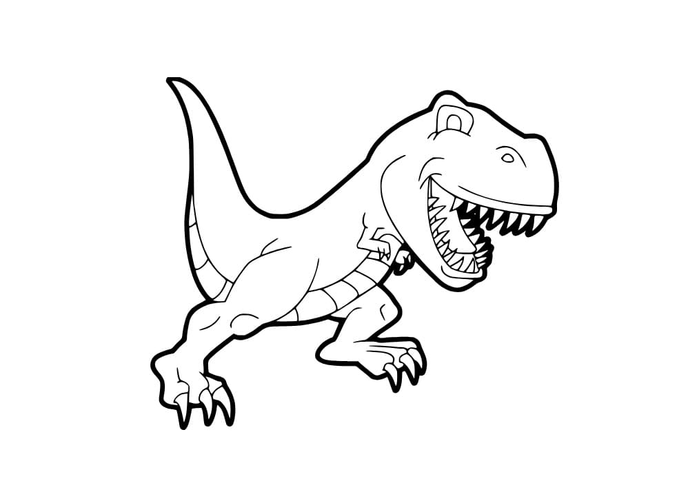 Karikatur T Rex