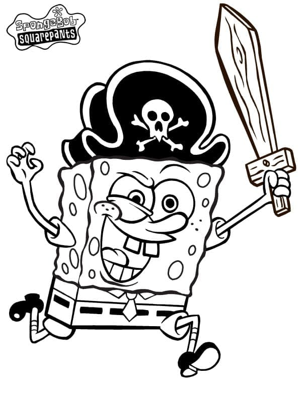 Kostenloser Piraten SpongeBob Schwammkopf