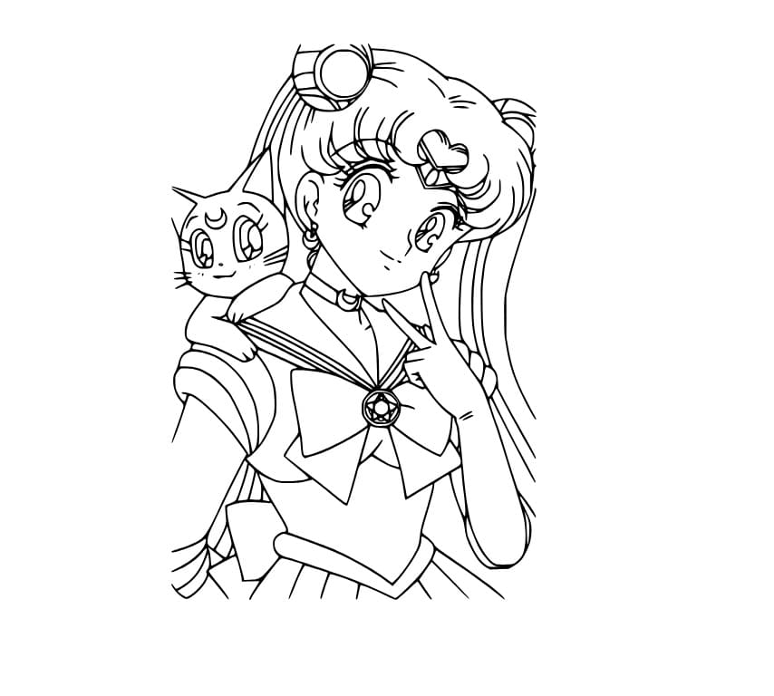 Luna Cat und Sailor Moon