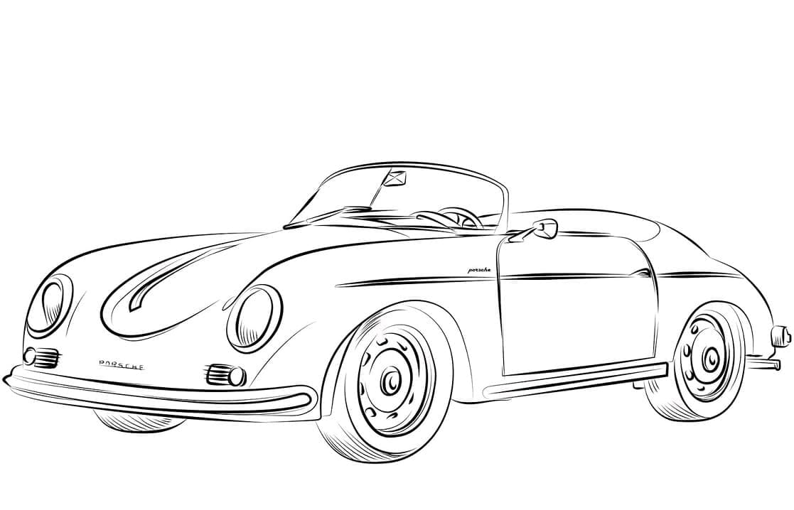 Oldtimer Porsche 356 Cabrio