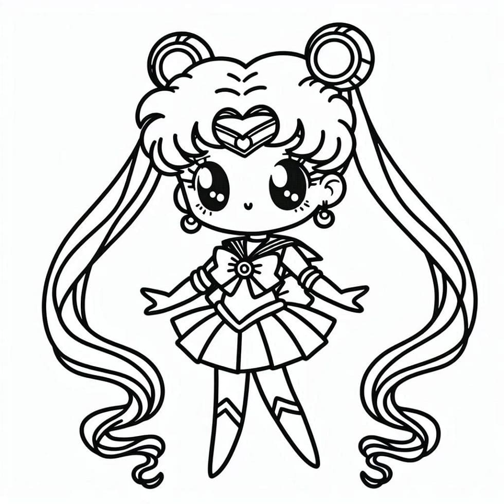 Sailor Moon zum Ausdrucken