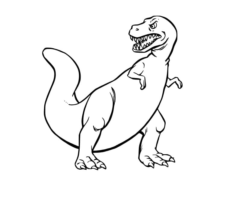 Ausmalbilder T Rex