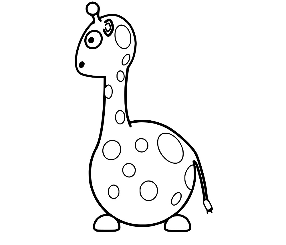 Abstrakte Giraffe