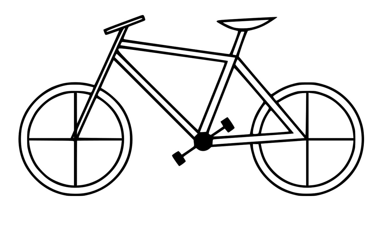 Abstraktes Fahrrad herunterladen