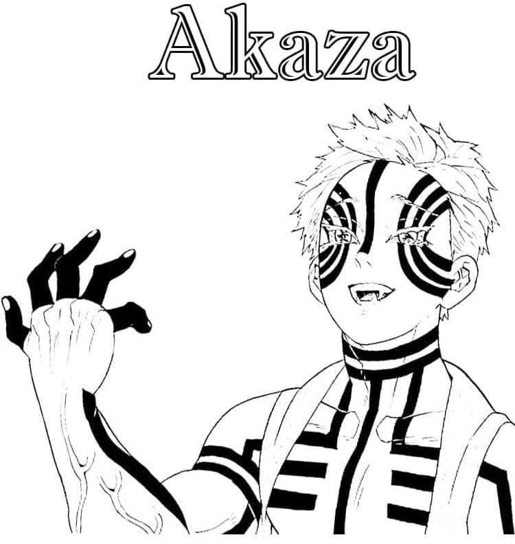 Akaza von Demon Slayer