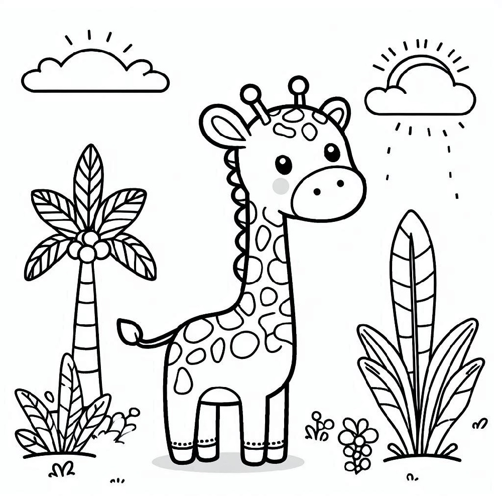 Bild einer Giraffe