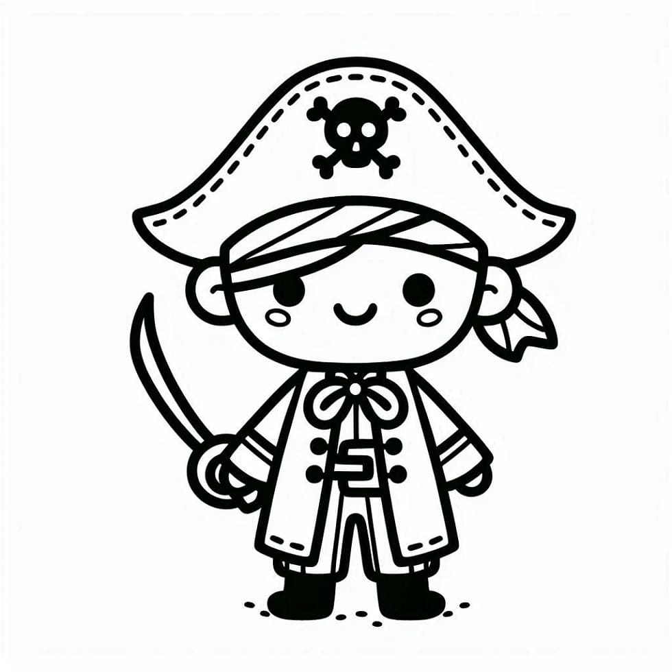 Bild eines Piraten