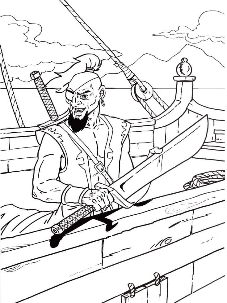 Ein böser Piraten