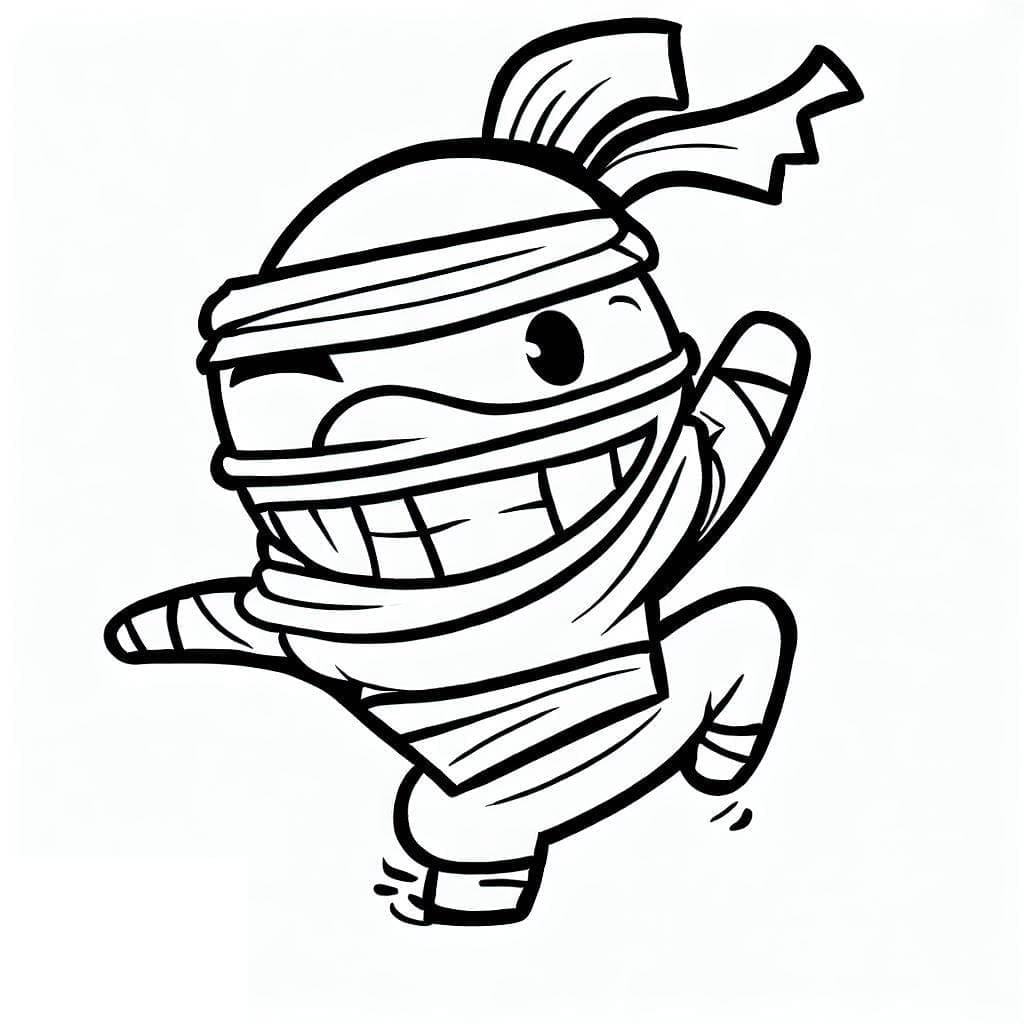 Ein lustiger Ninja