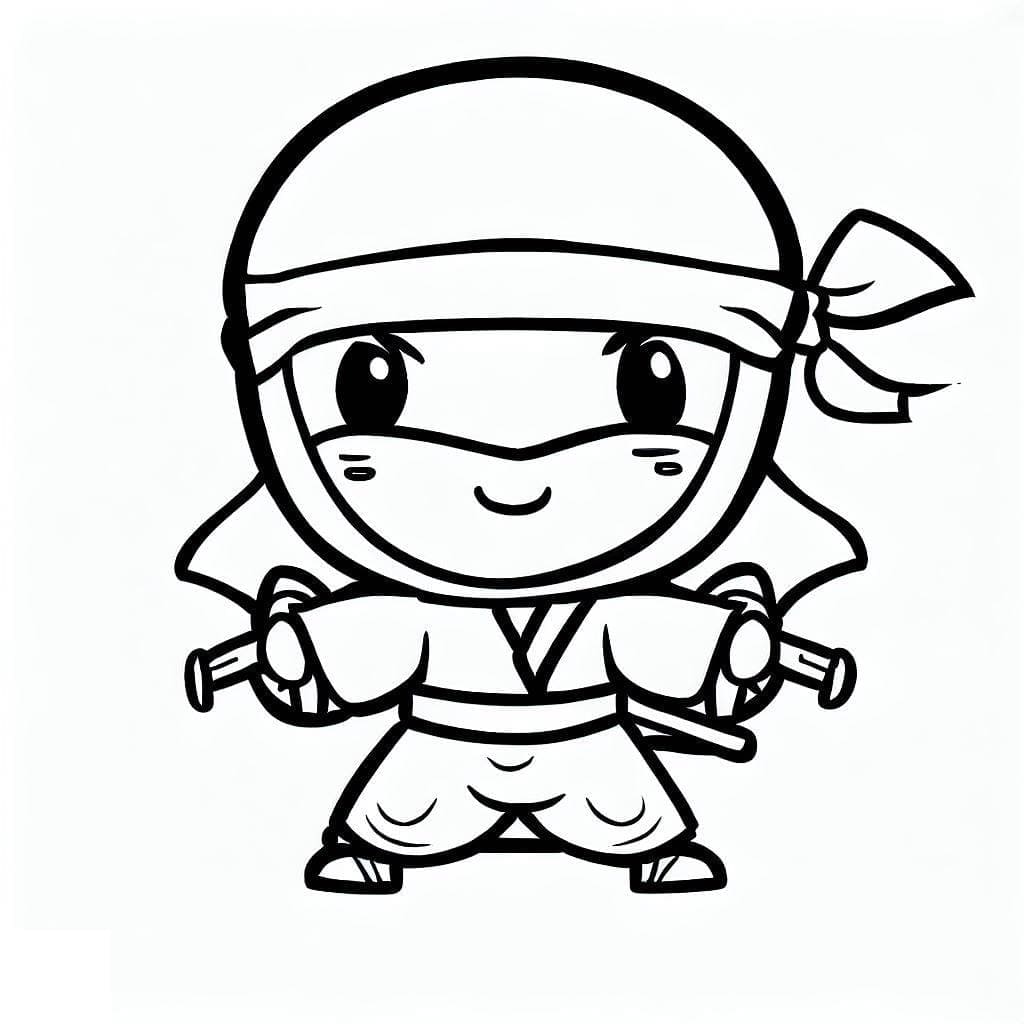 Ein sehr süßer Ninja