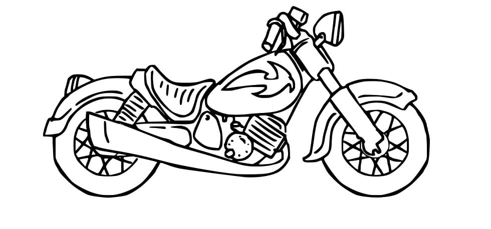Einfach Cruiser Motorrad