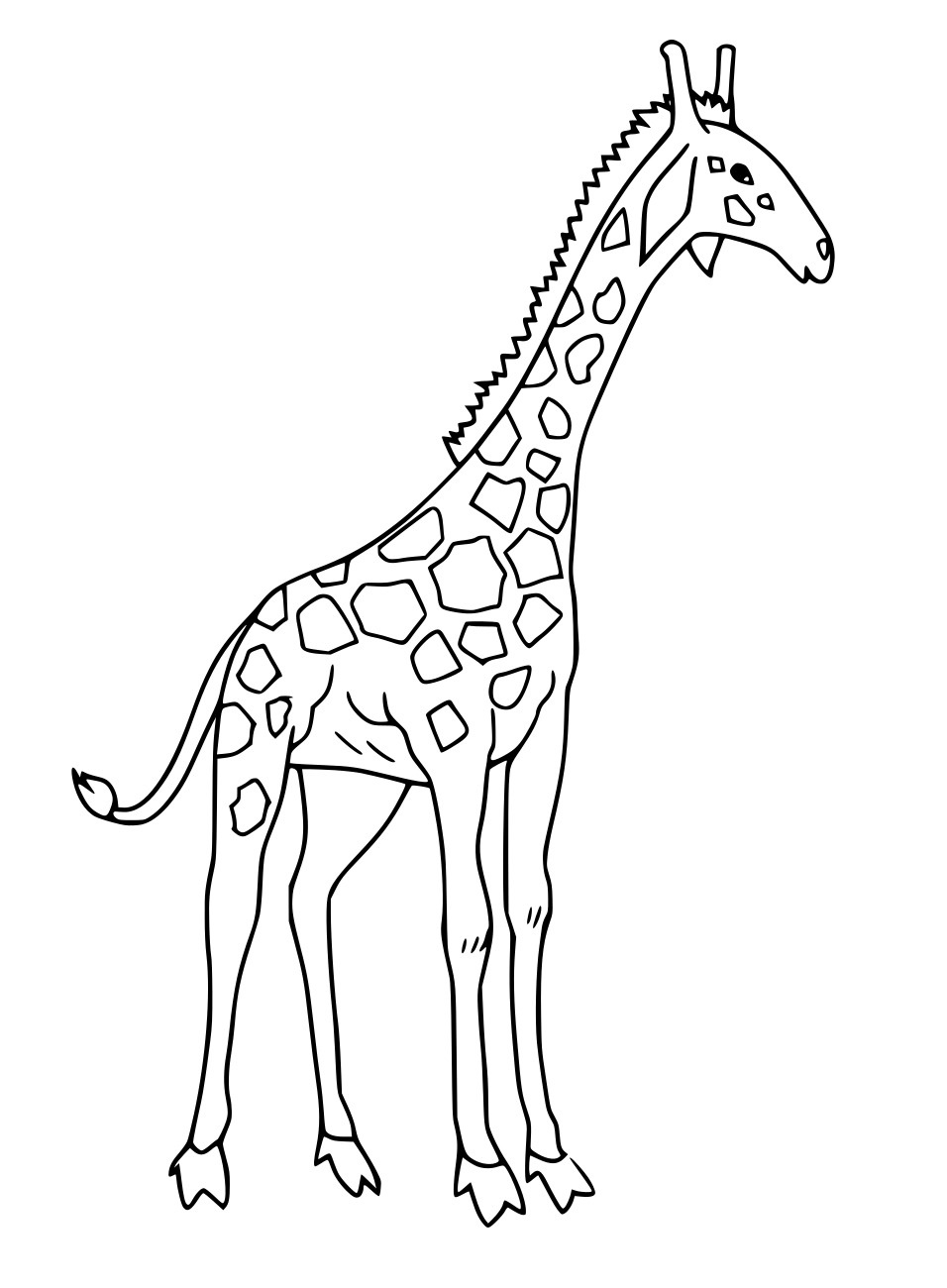Einfache Giraffe