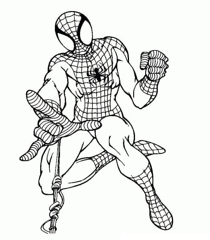 Einfache Zeichnung Spiderman