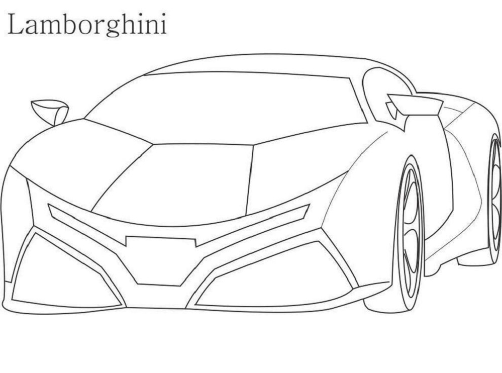 Einfacher Lamborghini