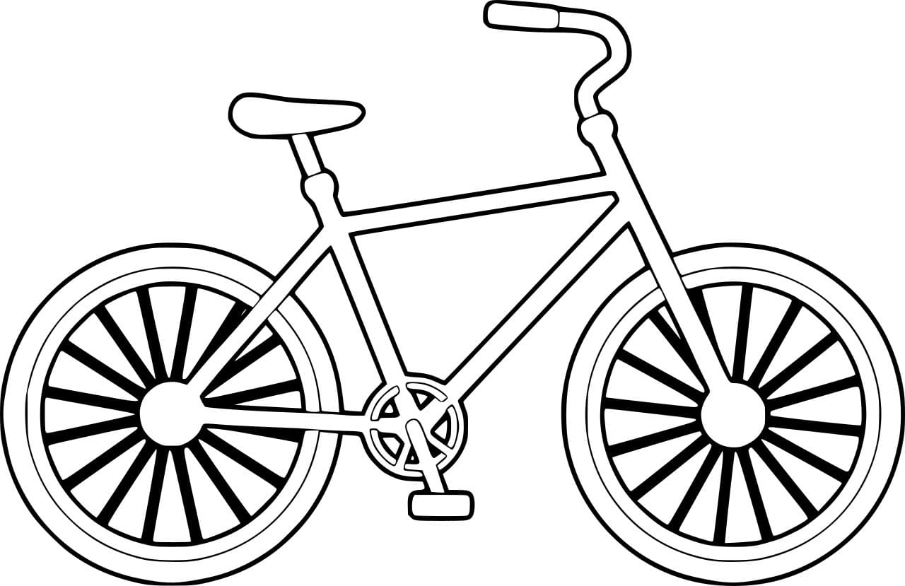 Einfaches Cruiser Fahrrad Bild