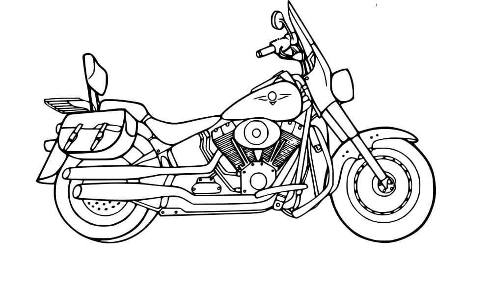 Einfaches Motorrad Bild